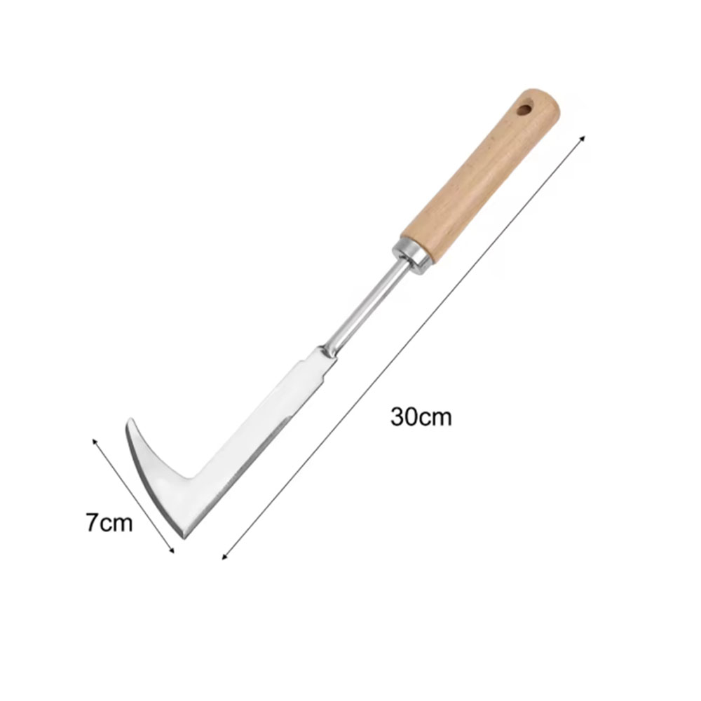Gardening Hand Tools Yard - Edelstahl-Unkrautentfernungswerkzeug, Multifunktionales Garten-Handwerkzeug, Geeignet für Unkrautbeseitigung