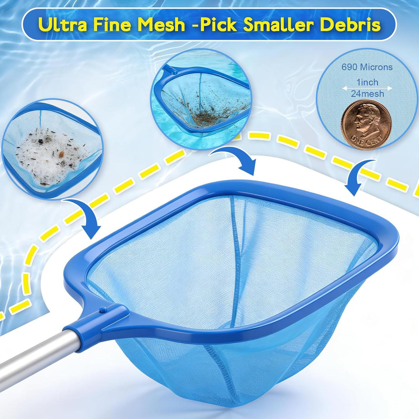 Gardening Tools Water - Poolnetz-Skimmer, Wasserfilter-Schaufel, Reinigungsnetz für Garten, Spa,