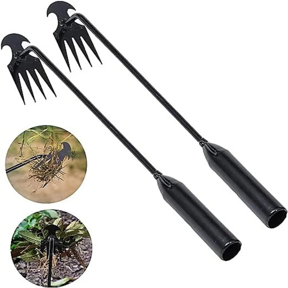 Gardening Tools For Weeds - 4 Zähne – Multifunktionaler Hand-Unkrautjäter für