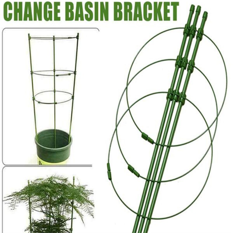Plant Support Stake - 1/3/9 Stück/Set 3-Schichtige Pflanzenstützen Runde Pflanzenstützringe