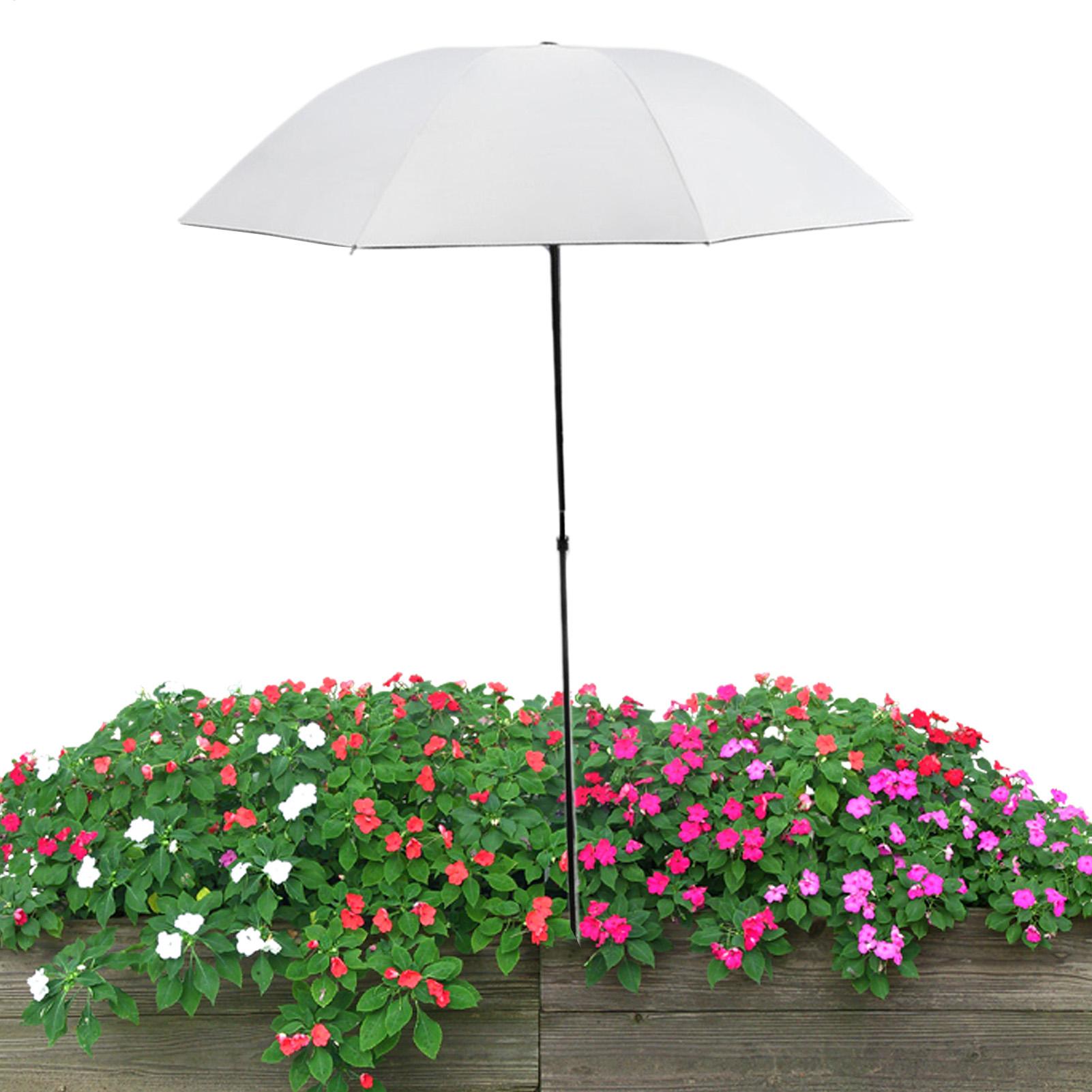 Plant Support Stake - Pflanzenschattenschirm mit Metallstange, wetterfestes Sonnenschutztuch für