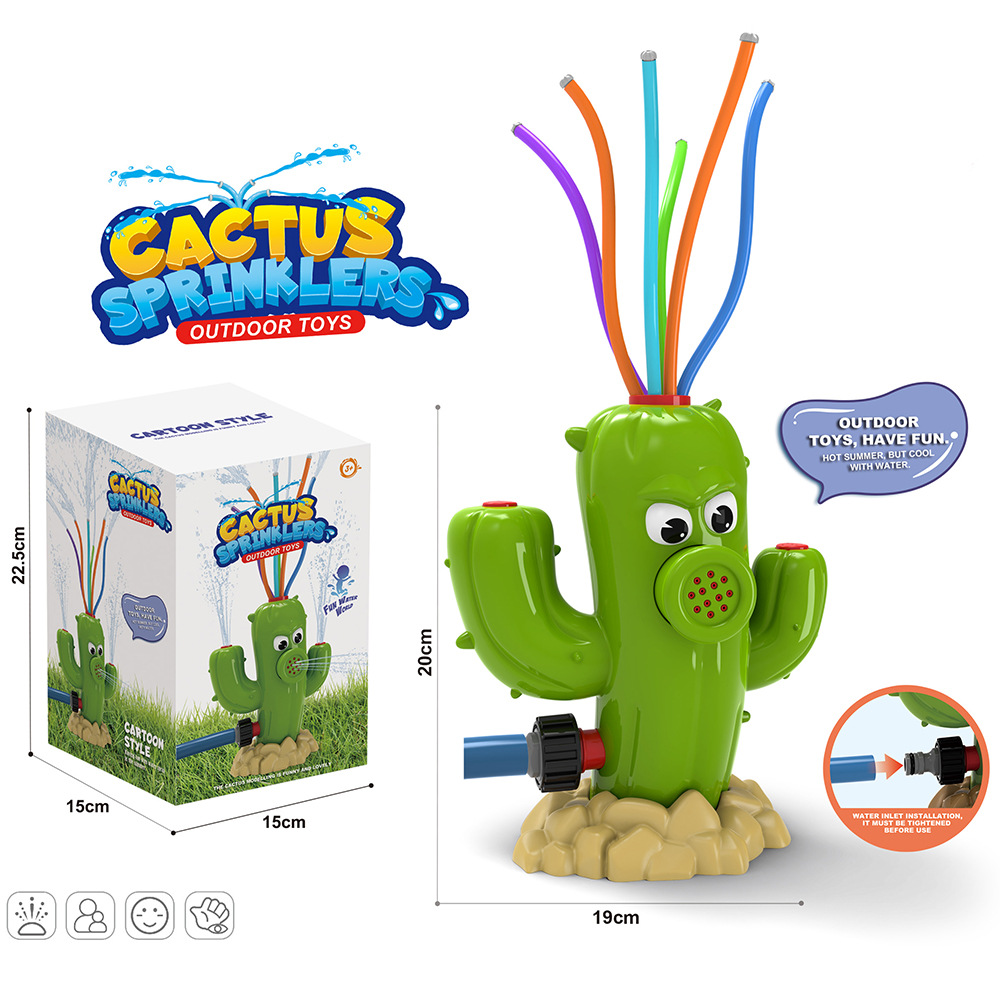 Gardening Tools 2 Year Old - Kaktus-Sprinkler Wassersprühspielzeug Garten-Wasserspielzeug Outdoor Hinterhof Sommer