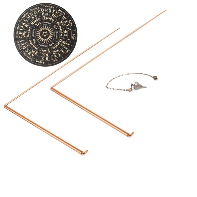 Gardening Tools Gift Set - 4-teiliges Kupfer-Wünschelruten-Set - 99,9% Reine Kupfer-Wünschelstäbe
