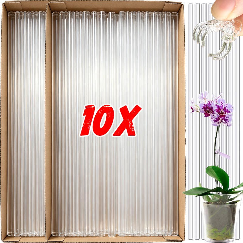 Plant Support Stake - Wiederverwendbare Transparente Blumenstützen aus Acryl, Durchsichtige