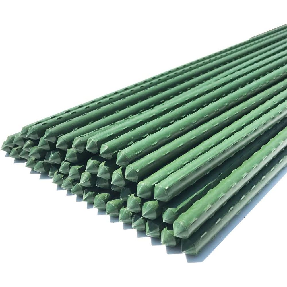 Plant Support Stake - 50-teiliges Set 48-Zoll Starke Tomatenpflanzen-Stützstäbe für
