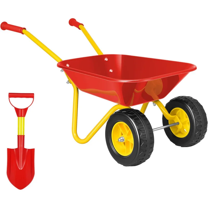 Gardening Tools Gift Set - Kinder-Schubkarre mit Gartenwerkzeug-Set für Kleinkinder, Kinderschubkarre