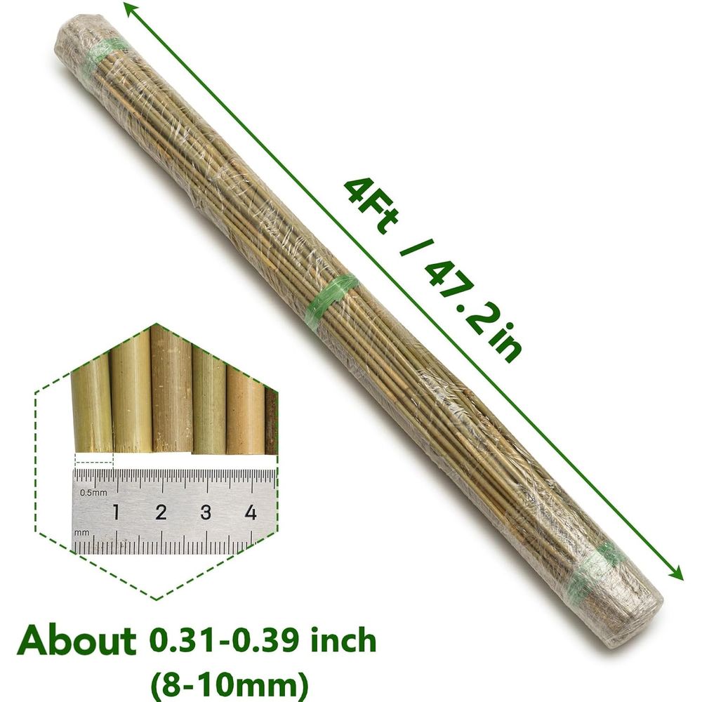 70er-Pack 4-Fuß Natürliche Bam – Plant Support Stake Bewertung und Preis