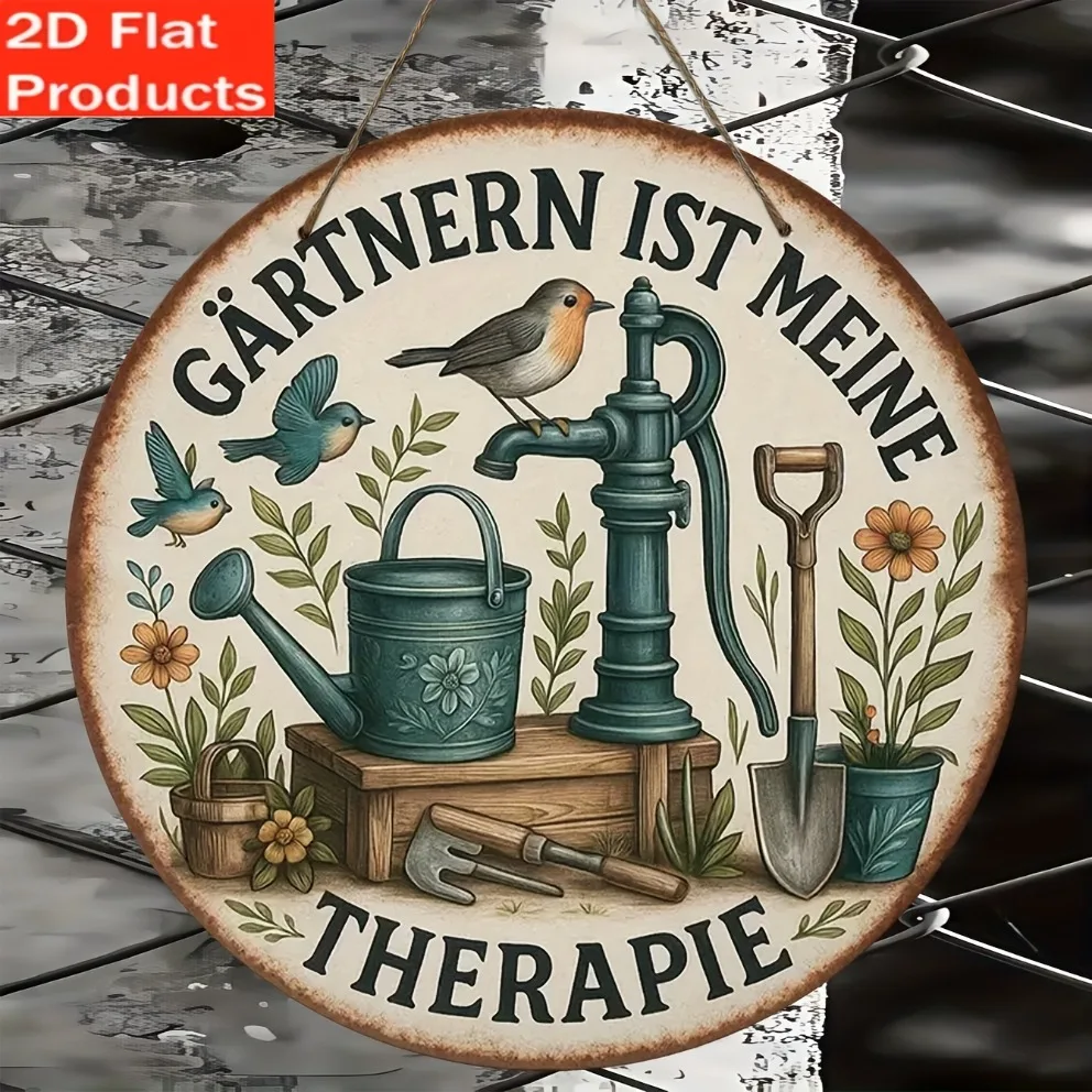 2D Flat: 1 Vintage-Gartenschil – Gardening Tools German Bewertung und Preis