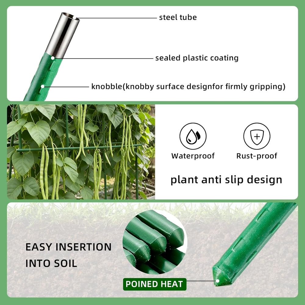 50er-Pack 58-Zoll Tomatenpflan – Plant Support Stake Bewertung und Preis