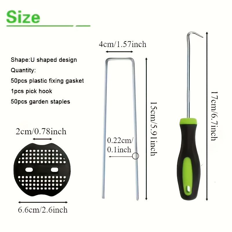 101-teiliges Gartenpfähle-Set  – Gardening Tools For Weeds Bewertung und Preis