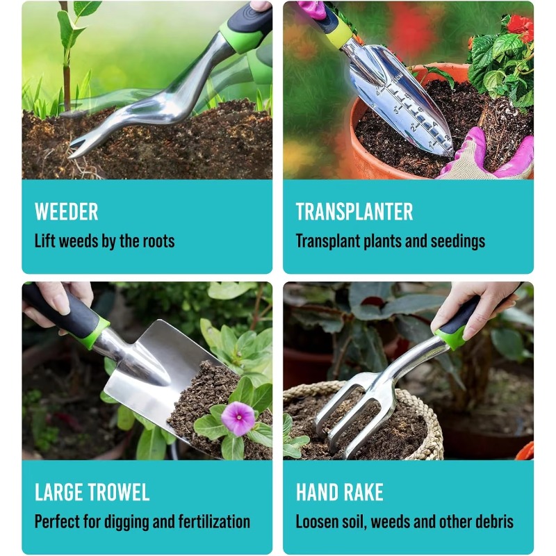 9-teiliges Ergonomisches Garte – Gardening Hand Tools Yard Bewertung und Preis