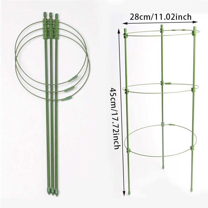 1/3/9 Stück/Set 3-Schichtige P – Plant Support Stake Bewertung und Preis