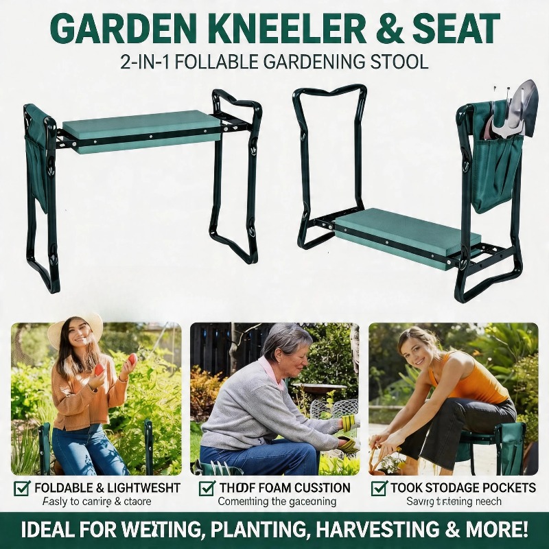 Garten-Kniesitz im Angebot mit – Gardening Tools Kit For Sale Bewertung und Preis