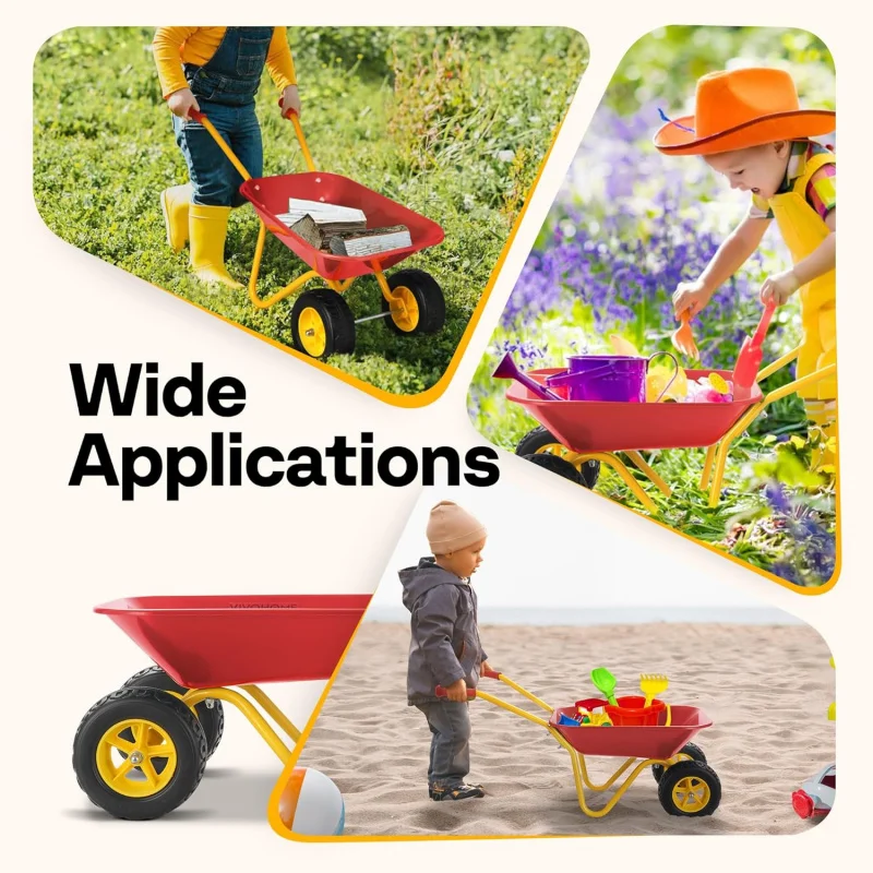 Kinder-Schubkarre mit Gartenwe – Gardening Tools Gift Set Bewertung und Preis