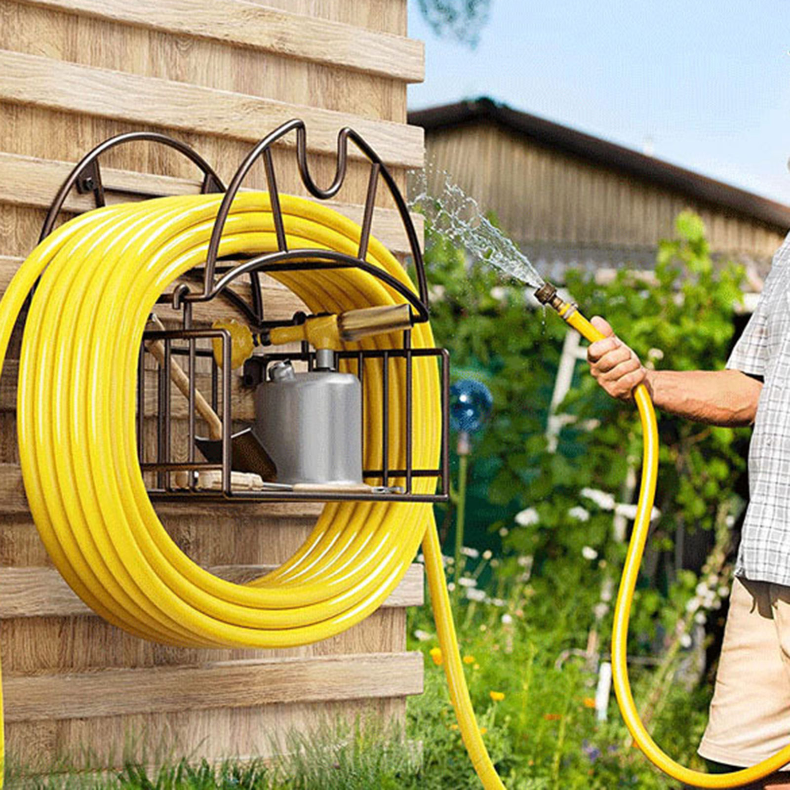 Wandmontierter Gartenschlauchh – Gardening Tools Water Bewertung und Preis